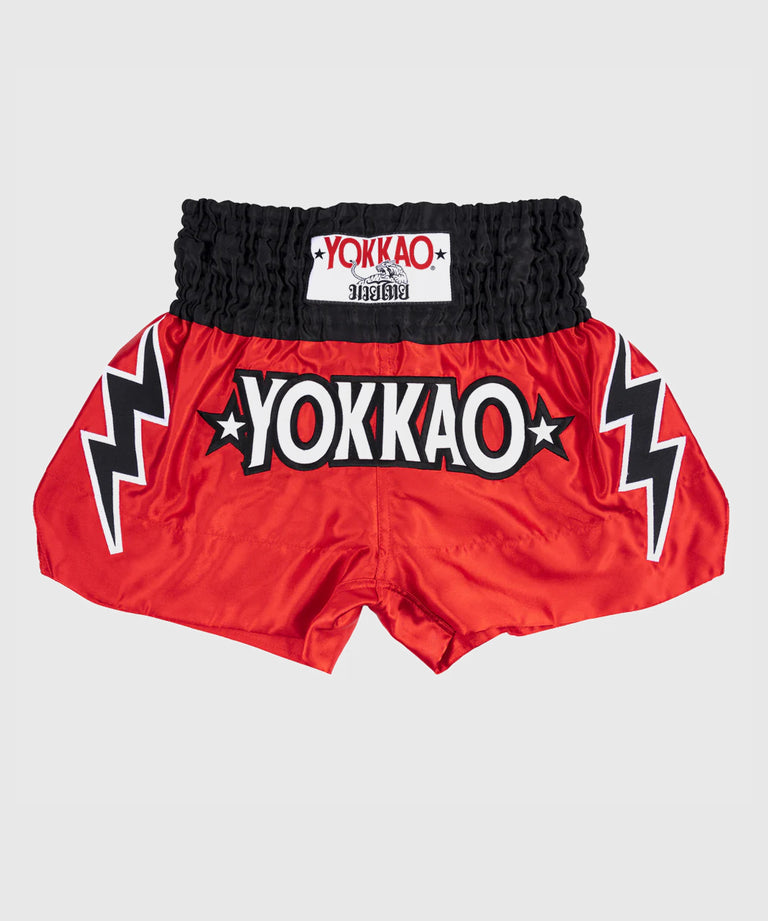 Yokkao Stadium Carbonfit Muay Thai Shorts – Red – Dragon Bleu