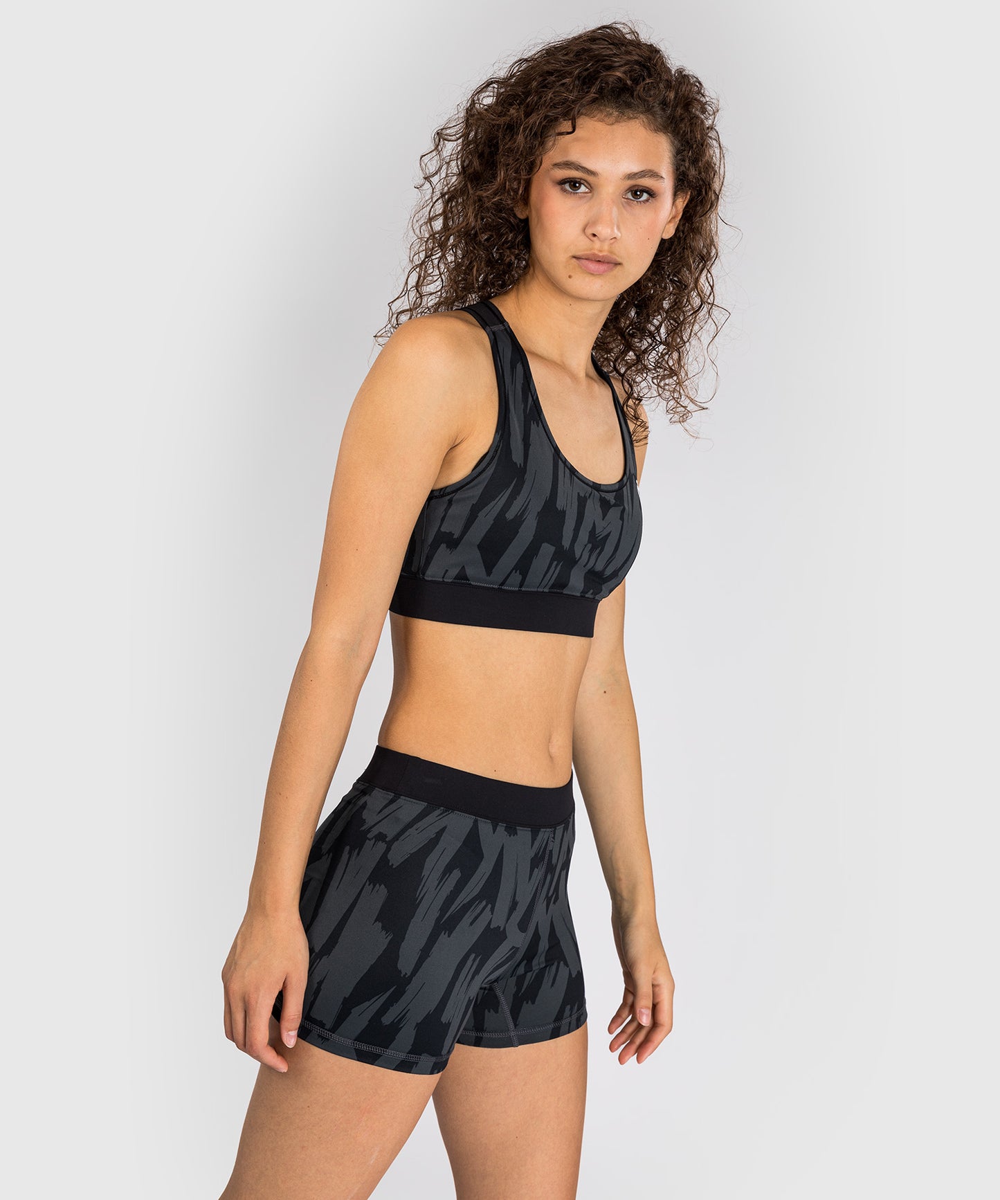Venum Graffiti Women's Compression Shorts - Urban Charcoal