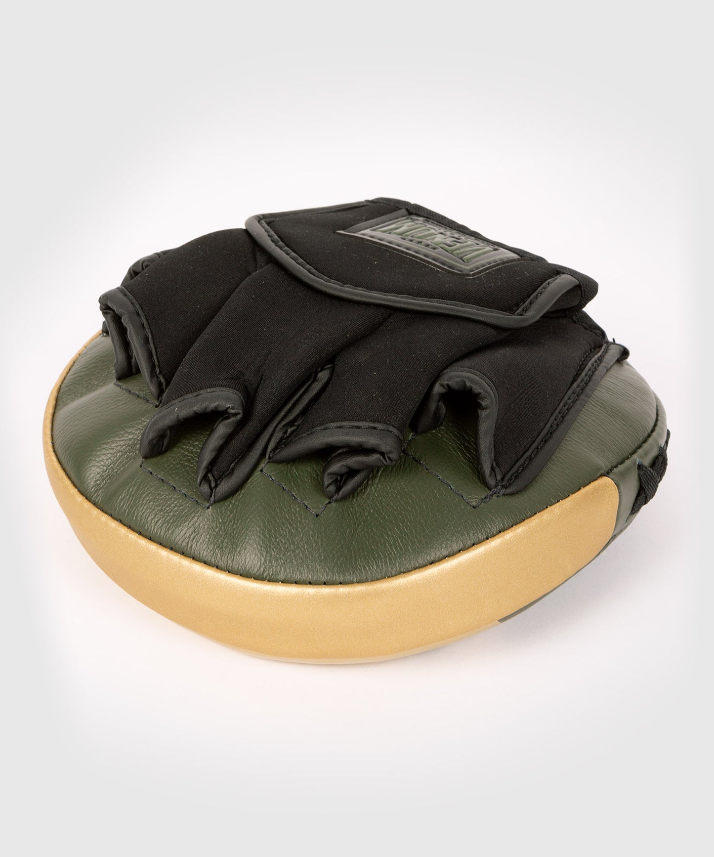 Venum Pro Boxing Mini Incurved Bear Paws (Per Pair) - Khaki/Gold