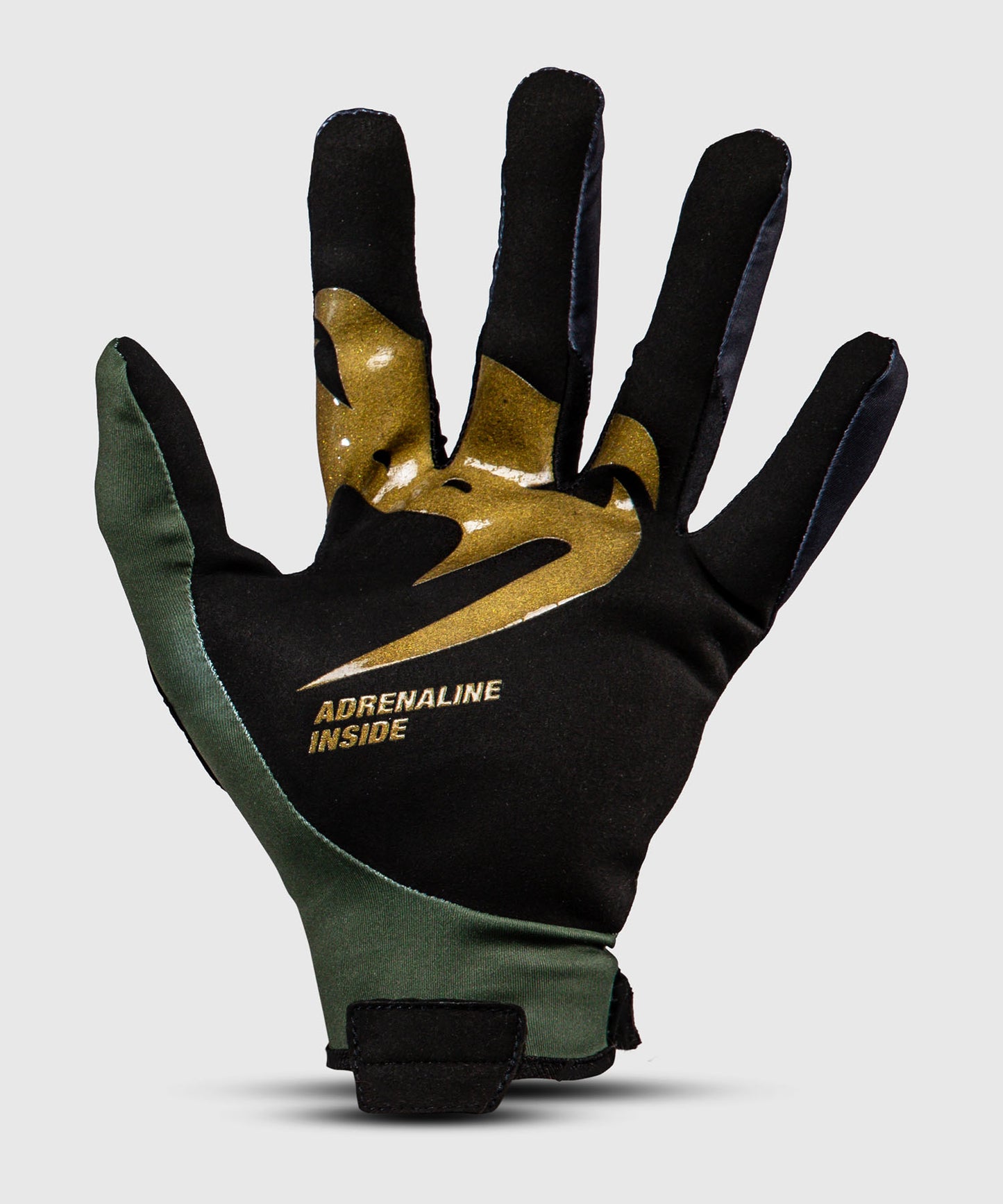 Venum MX Summer Motorbike Gloves - Black/Green/Gold