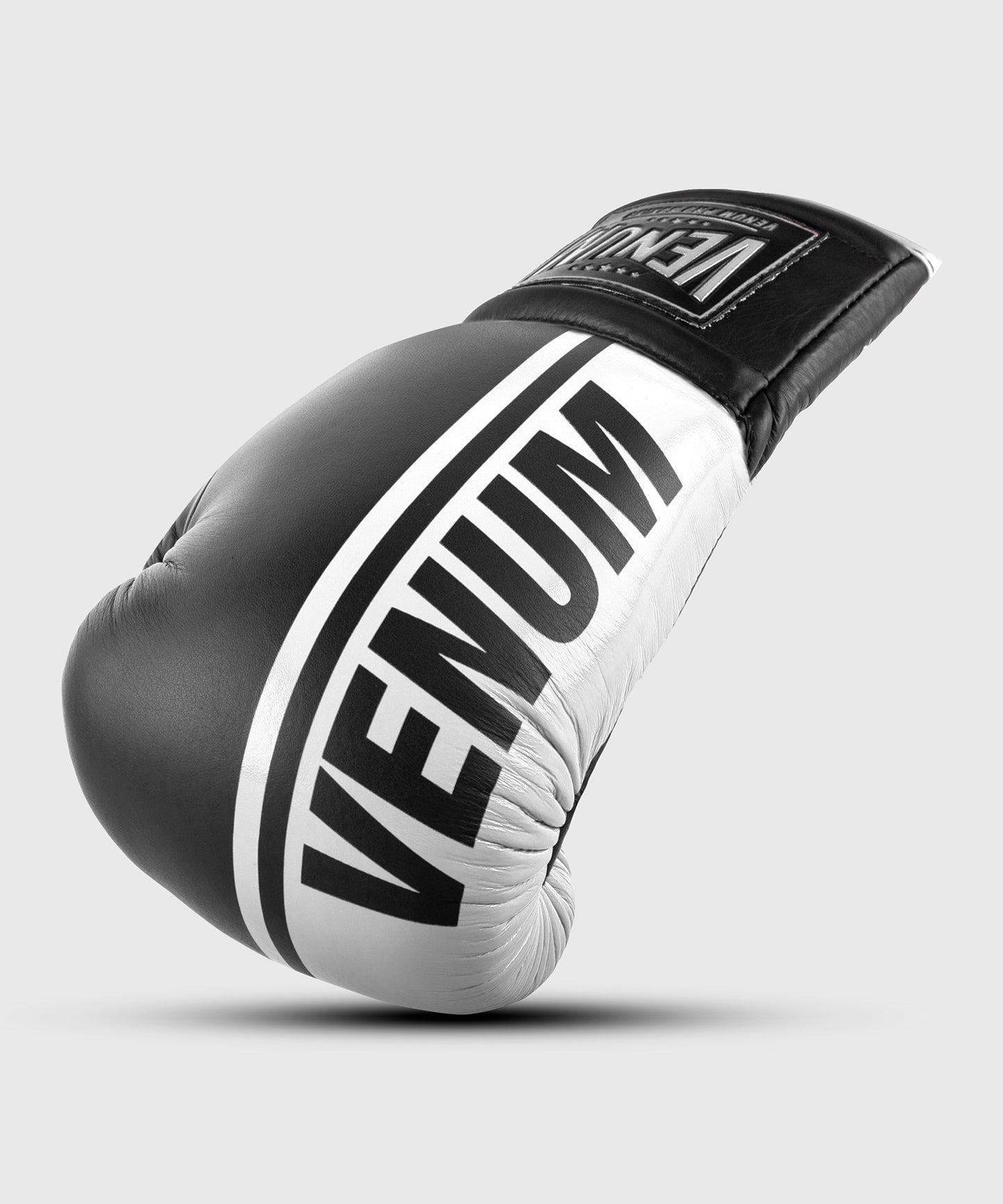 Venum Shield Pro Boxing Gloves With Laces - Black/White