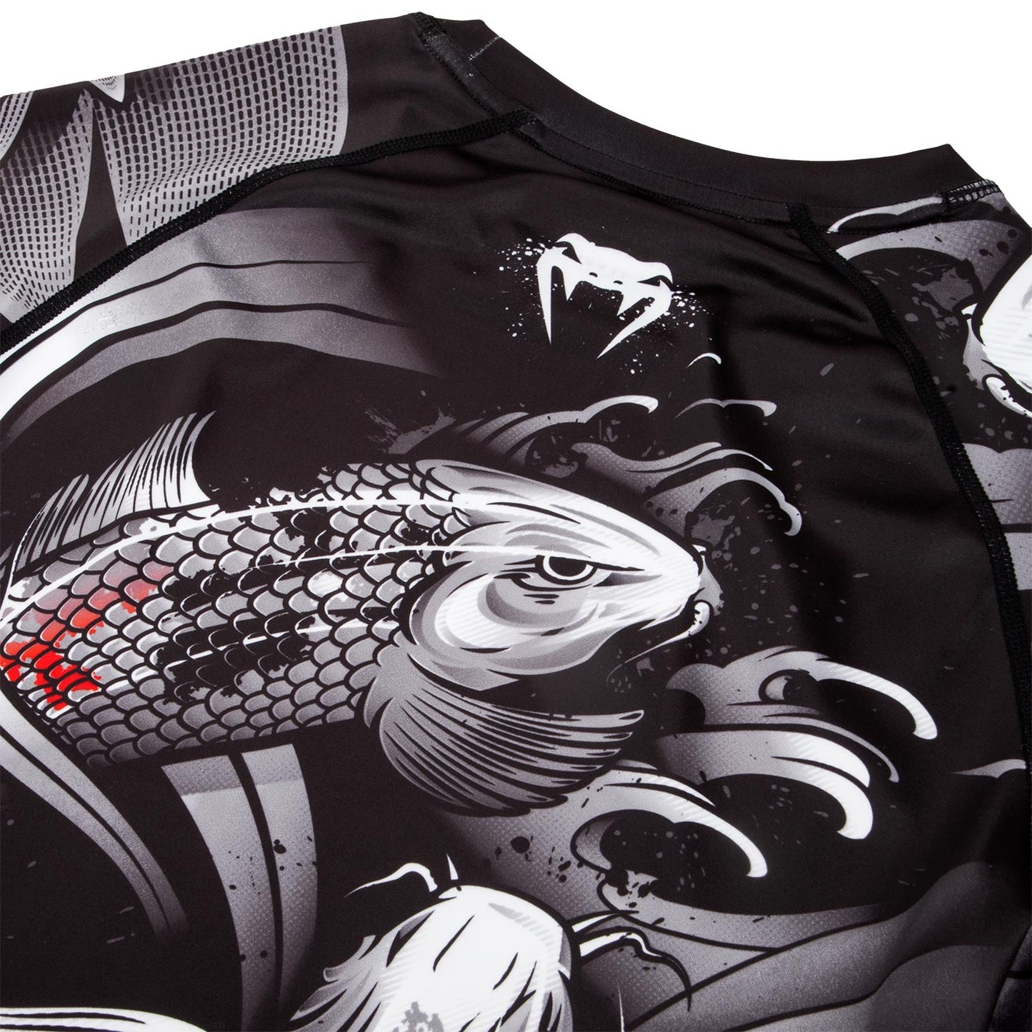 Venum Koi 2.0 Rashguard - Short Sleeves - Black/White
