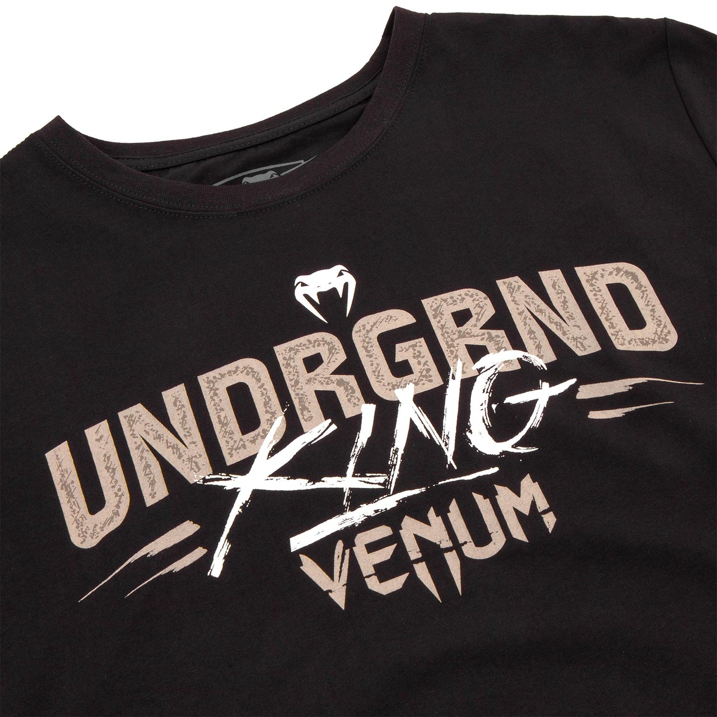 Venum Underground King T-shirt - Black/Sand