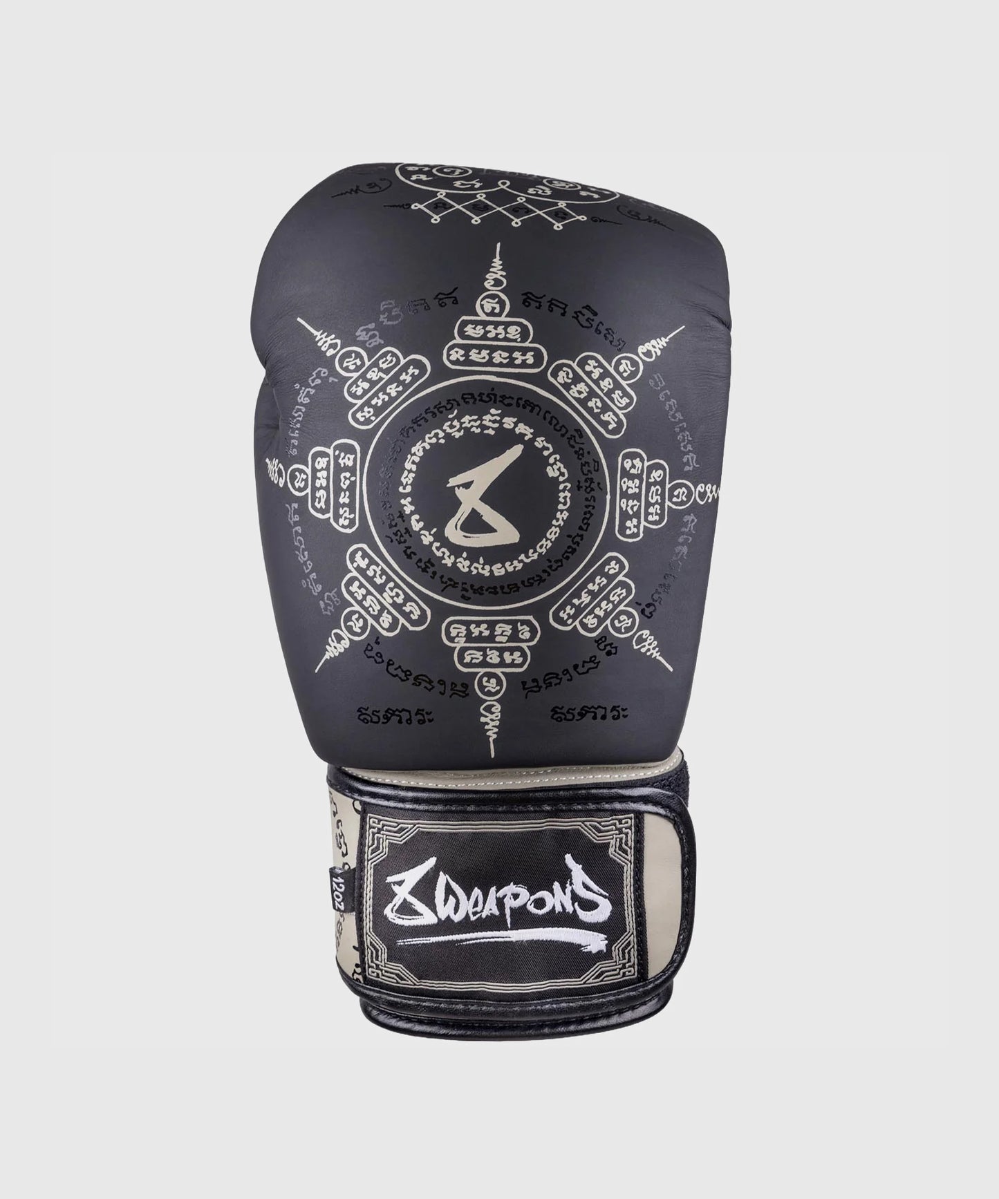 8 Weapons 8 Ways Yant Boxhandschuhe - Schwarz/Sand