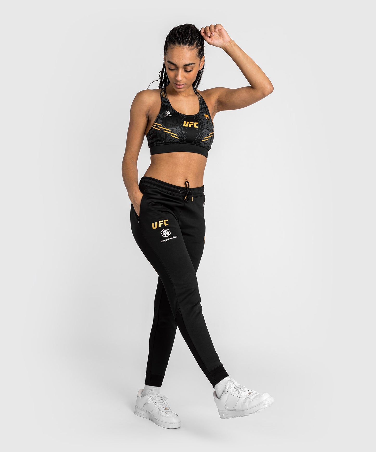 Pantalon Walkout pour Femmes UFC Adrenaline by Venum Authentic Fight Night - Champion