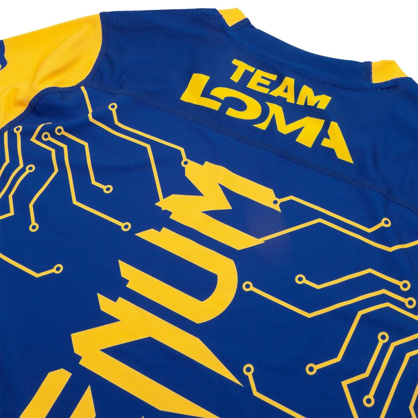 Dry Tech Venum Loma Fight T-shirt - Blue/Yellow