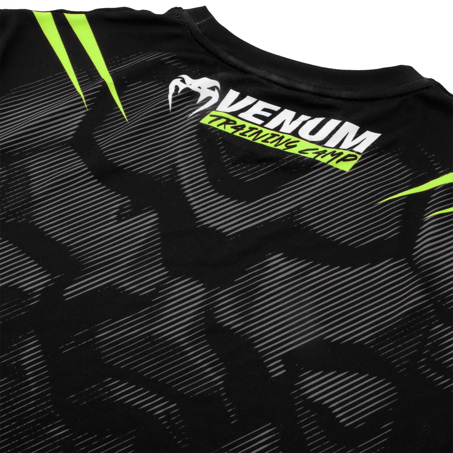 Dry Tech Venum Training Camp 2.0 T-shirt - Black/Fluorescent yellow - Exclusive