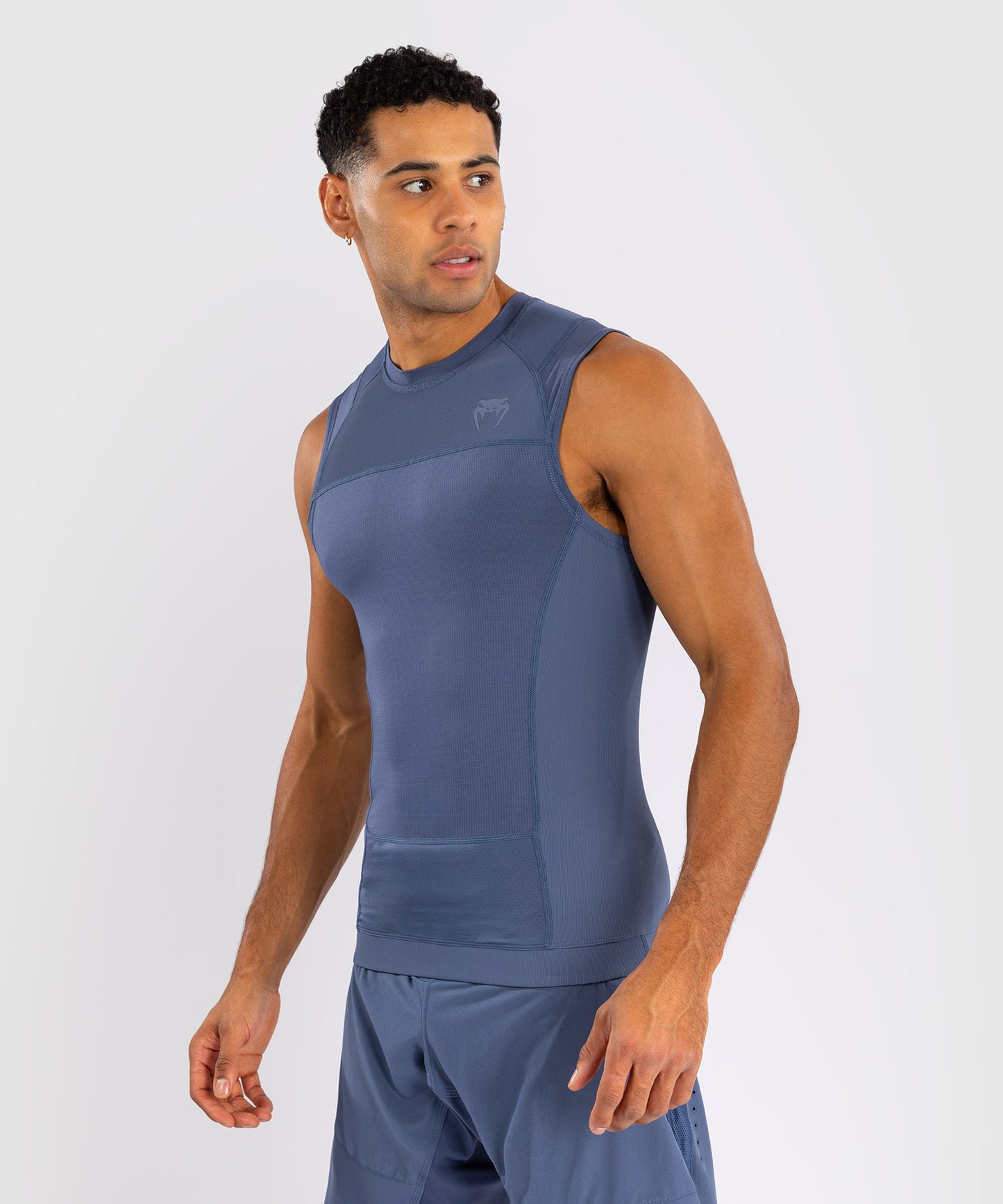 Venum G-Fit Air Herren Ärmellose Rashguard - Nebelblau