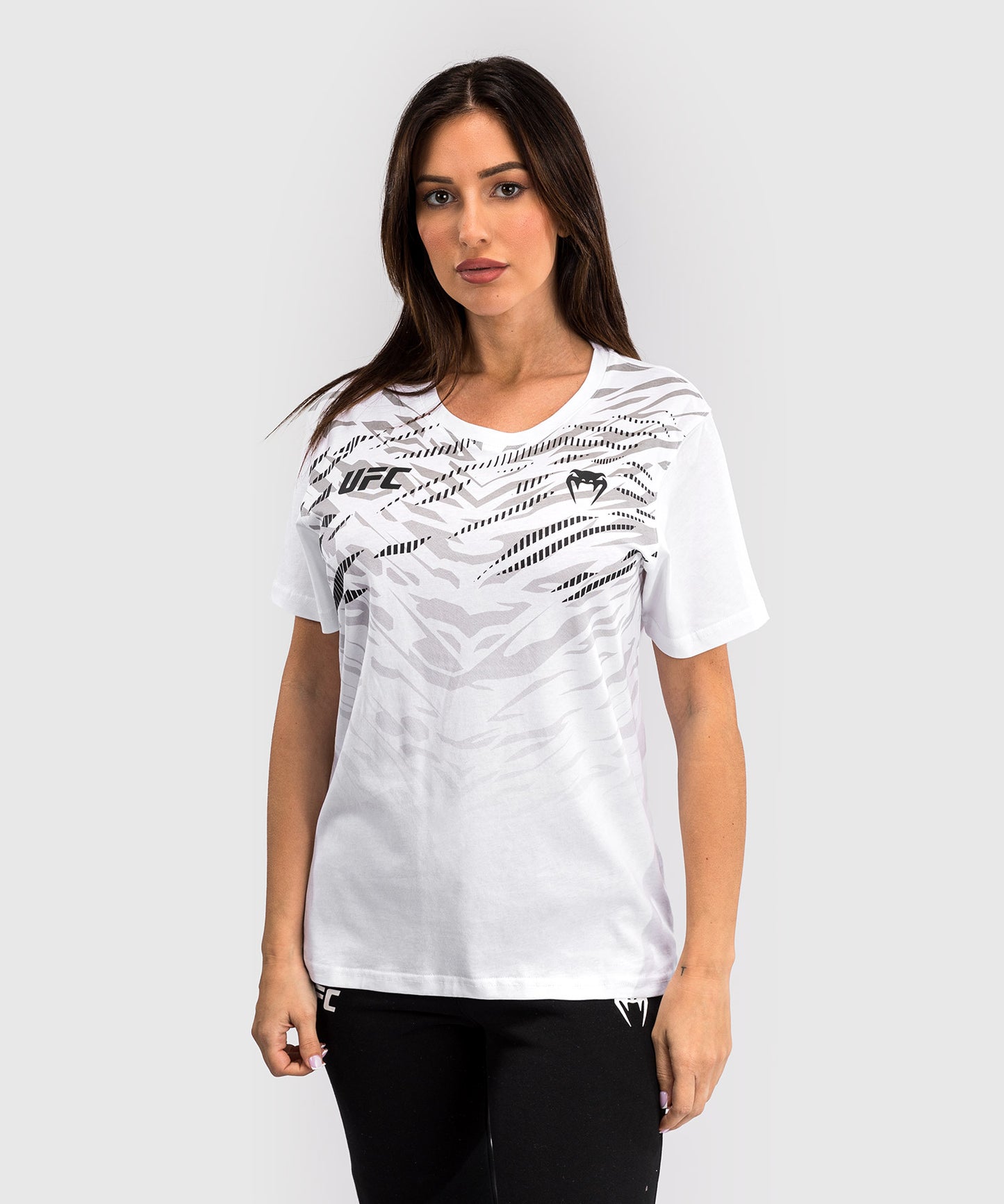 T-shirt à Manches Courtes pour Femmes UFC Fusion by Venum Replica - Blanc