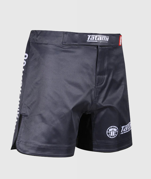 Fightshort Mid Cut Tatami Fightwear Impact - Gris