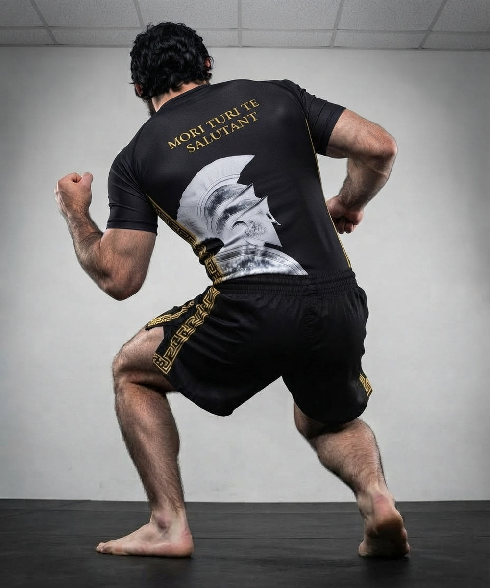 Rashguard TYCE CULTURE OF WAR Léonidas - Noir