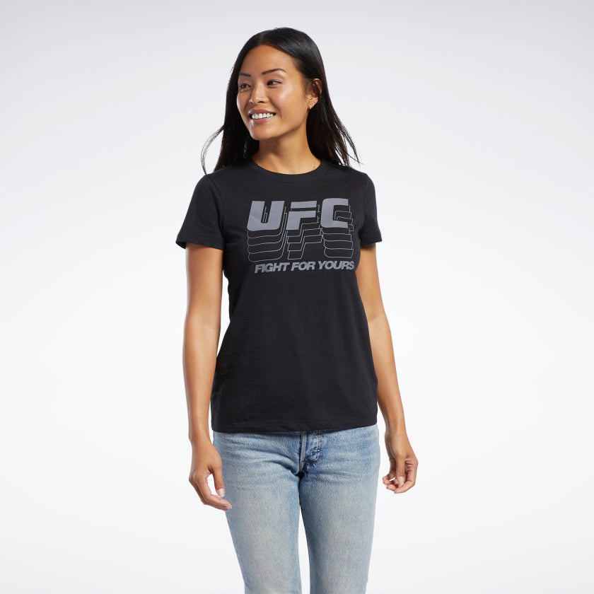 T-shirt Reebok UFC FG Logo - pour femmes