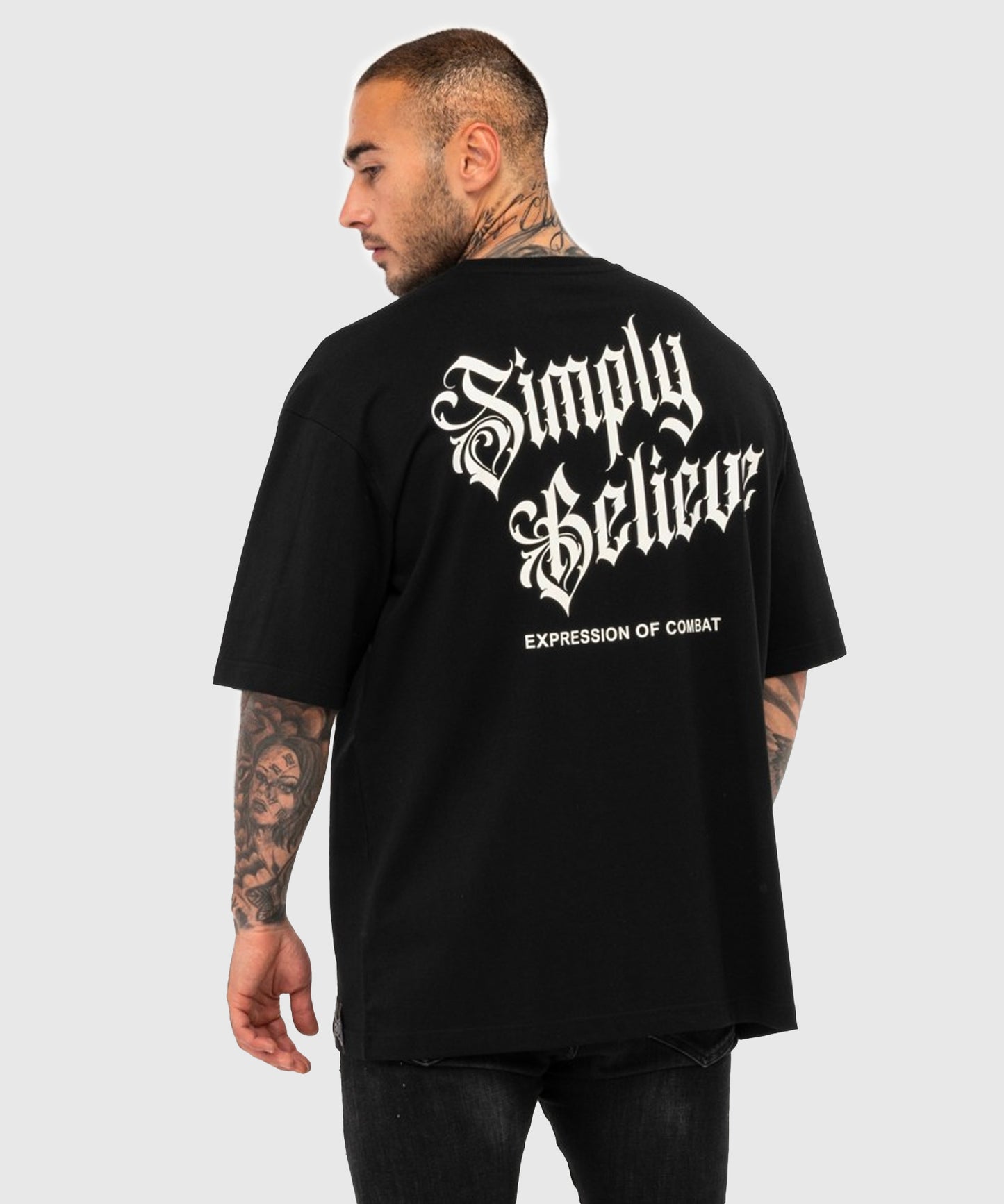 T-Shirt Tapout Simply Believe - Noir