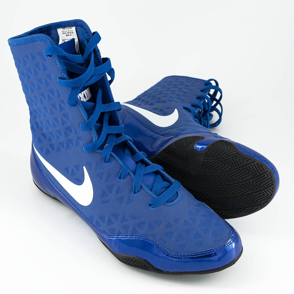Chaussures de boxe Nike KO - Bleu/Blanc