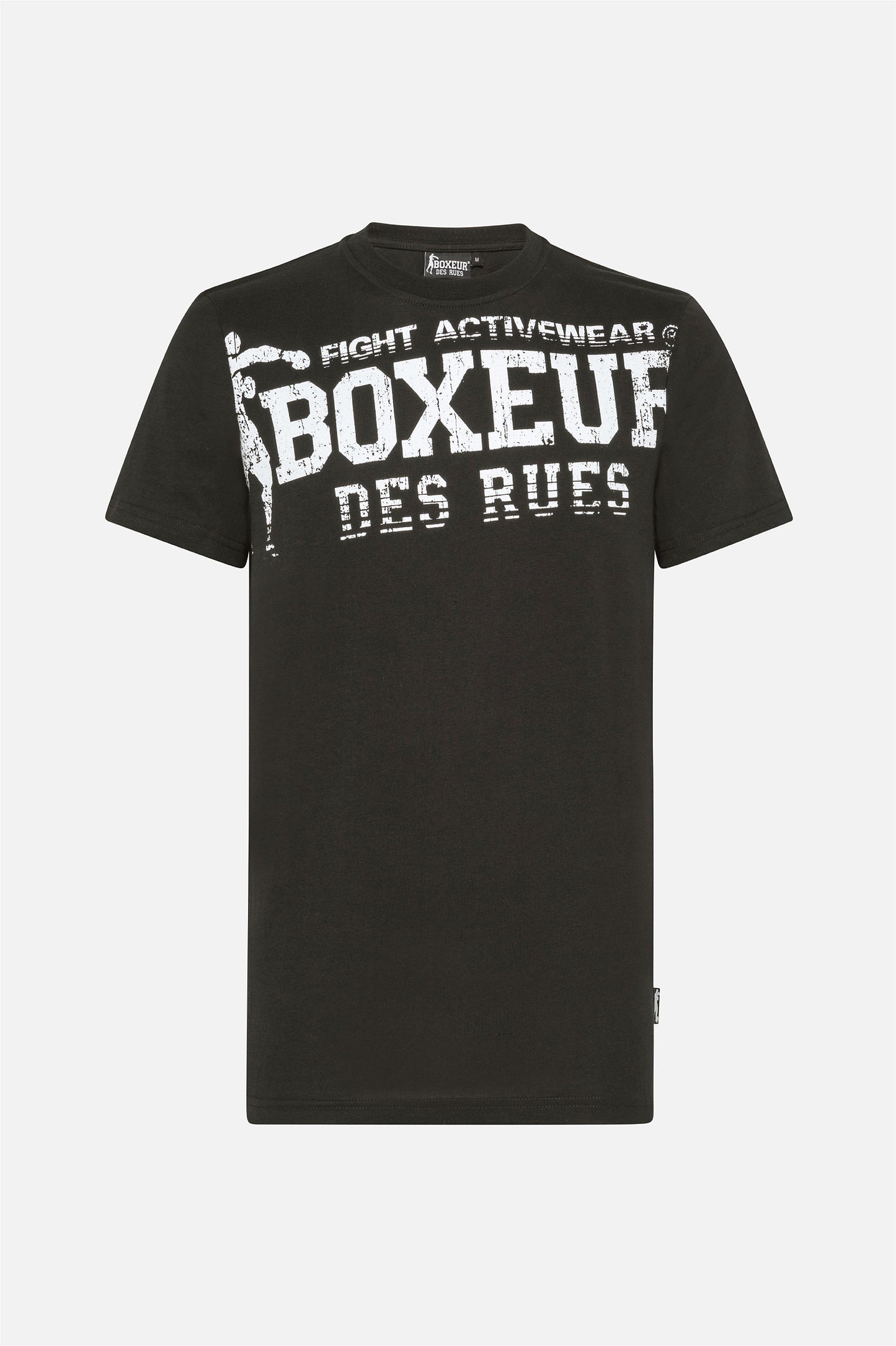 T-Shirt Boxer des Rues Big Logo - Schwarz