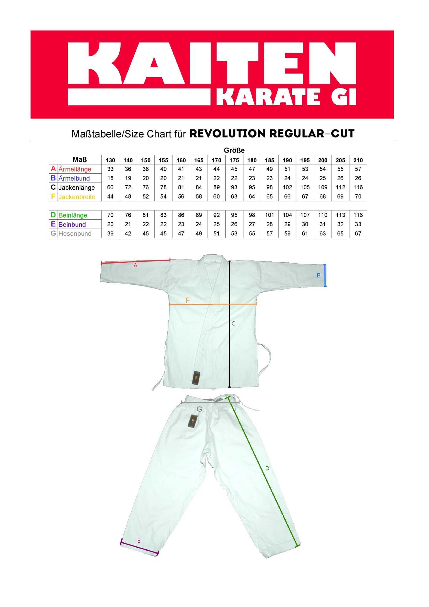 Karate Kimono Kaiten Revolution Monarch Regular