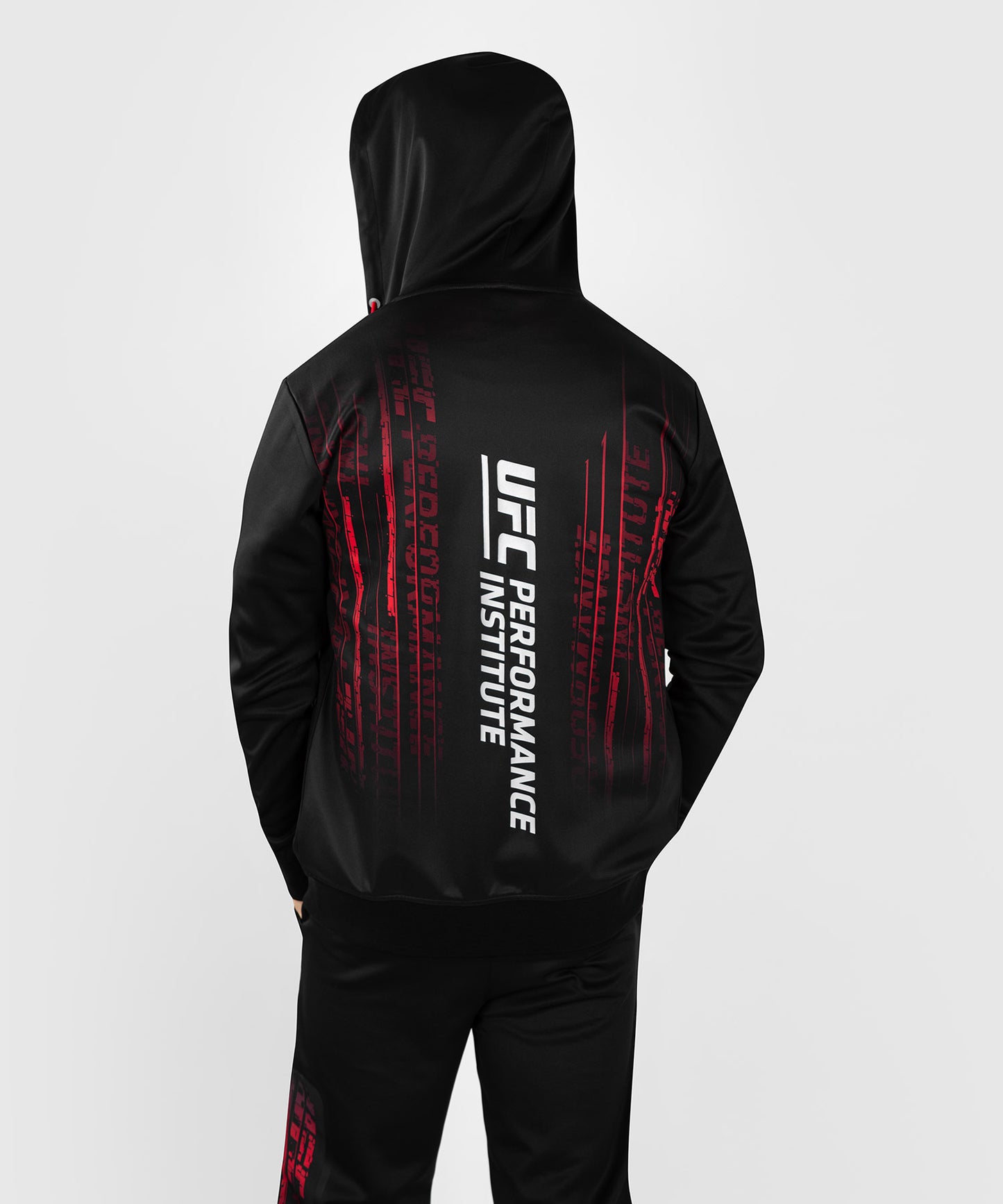 Sweatshirt à capuche UFC Venum  Performance Institute 2.0  - Noir/Rouge