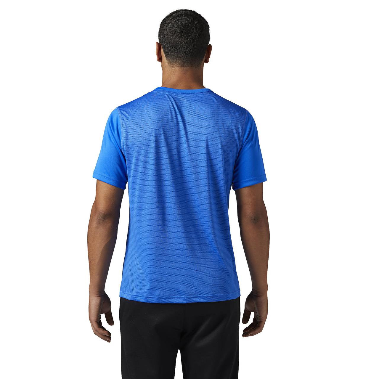 T shirt Reebok Workout Tech Top Bleu Dragon Bleu
