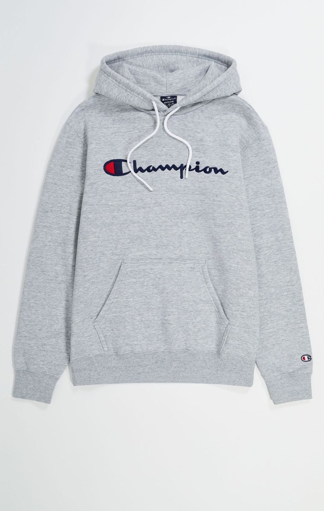 Sweatshirt À Capuche Champion Legacy Logo Brodé – Gris
