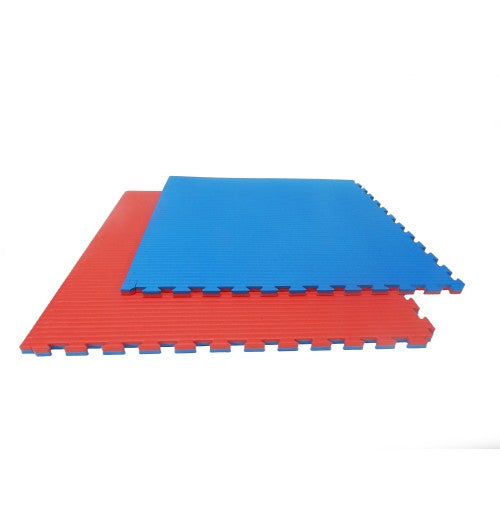 Tatami Puzzle 100x100x4cm (x5) - Rouge/Bleu