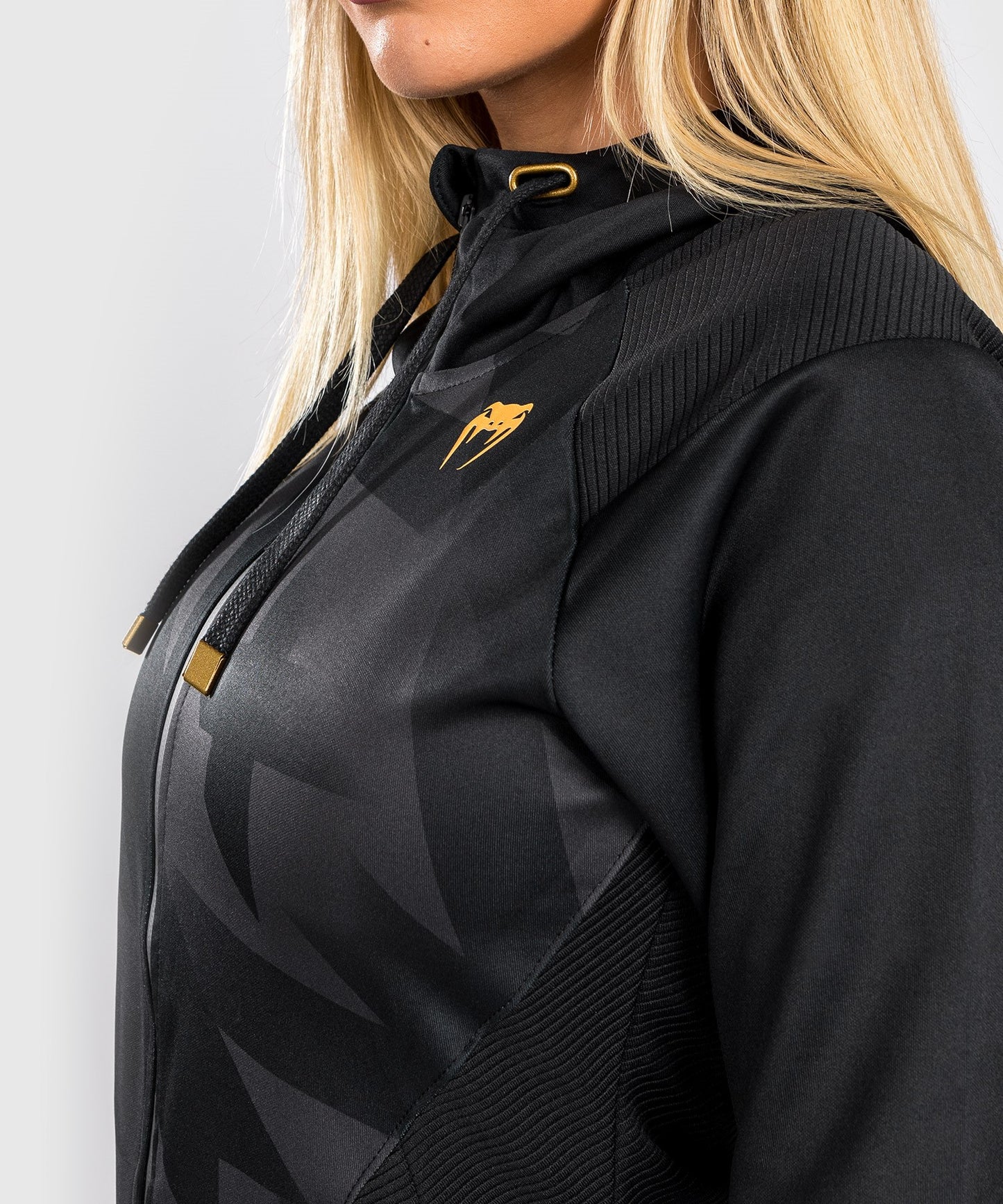 Sweatshirt à Capuche Venum Razor - Pour Femmes - Noir/Or
