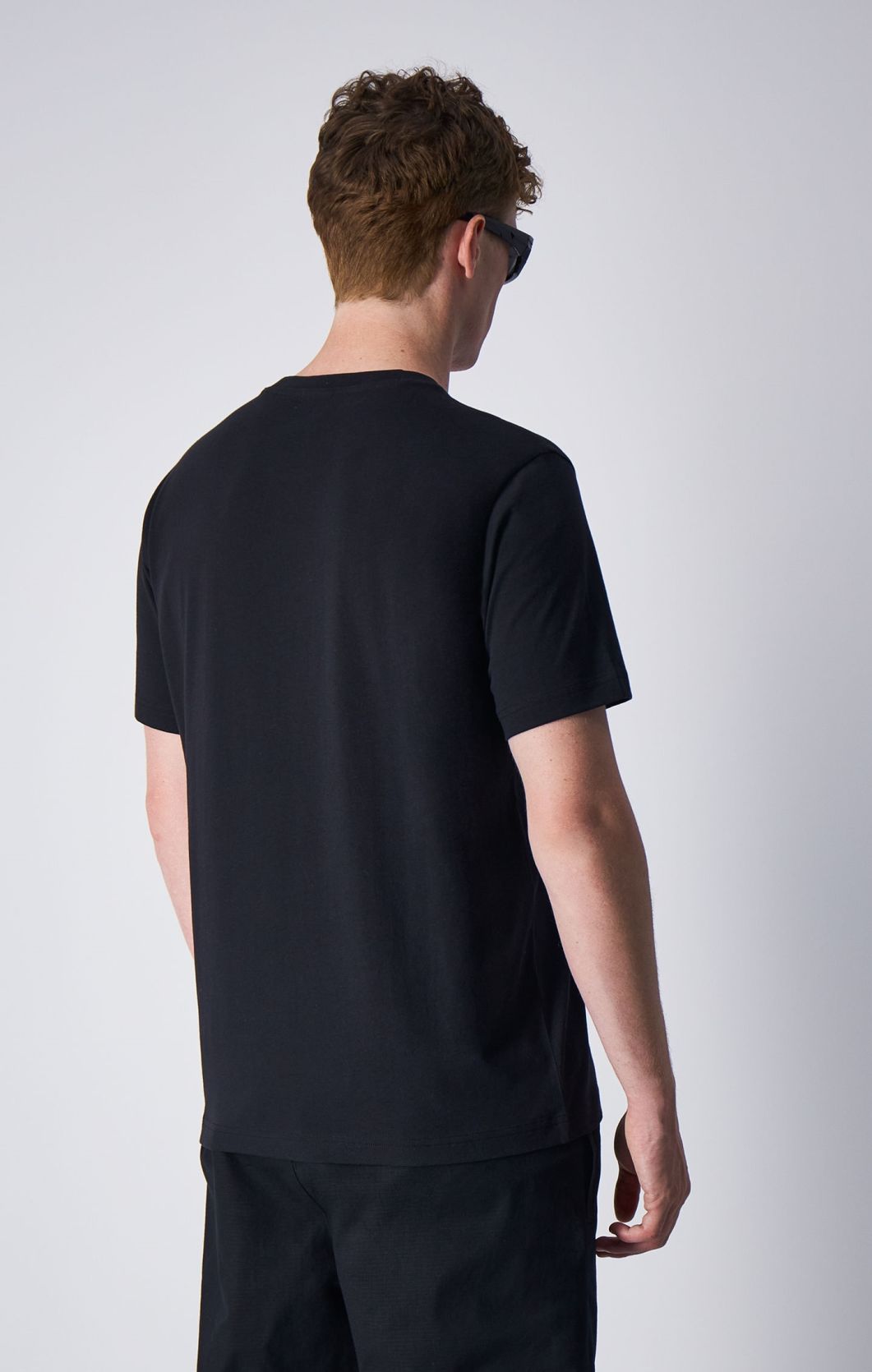 T Shirt Champion Legacy Petit Logo Noir Dragon Bleu
