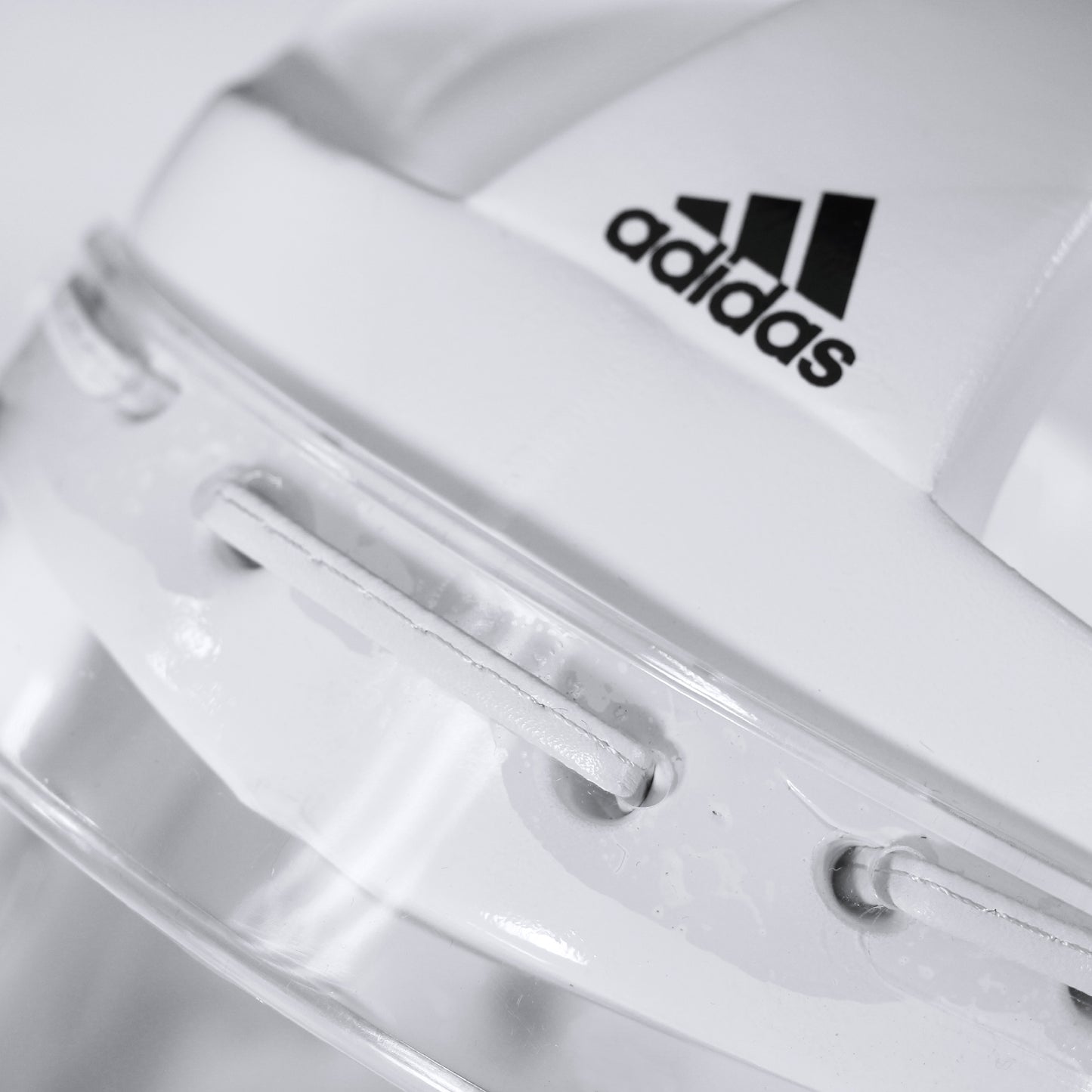 Adidas Taekwondo Helm Mit Visier - Weiß