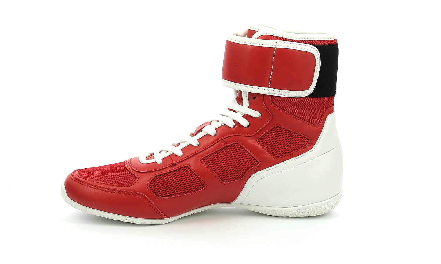 Chaussures de Boxe Everlast Ring Bling - Rouge/Blanc