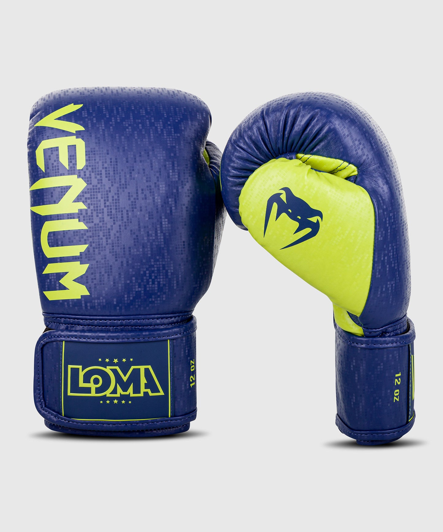 Gants de boxe Venum Origins Edition Loma - Bleu/Jaune resistant et durable