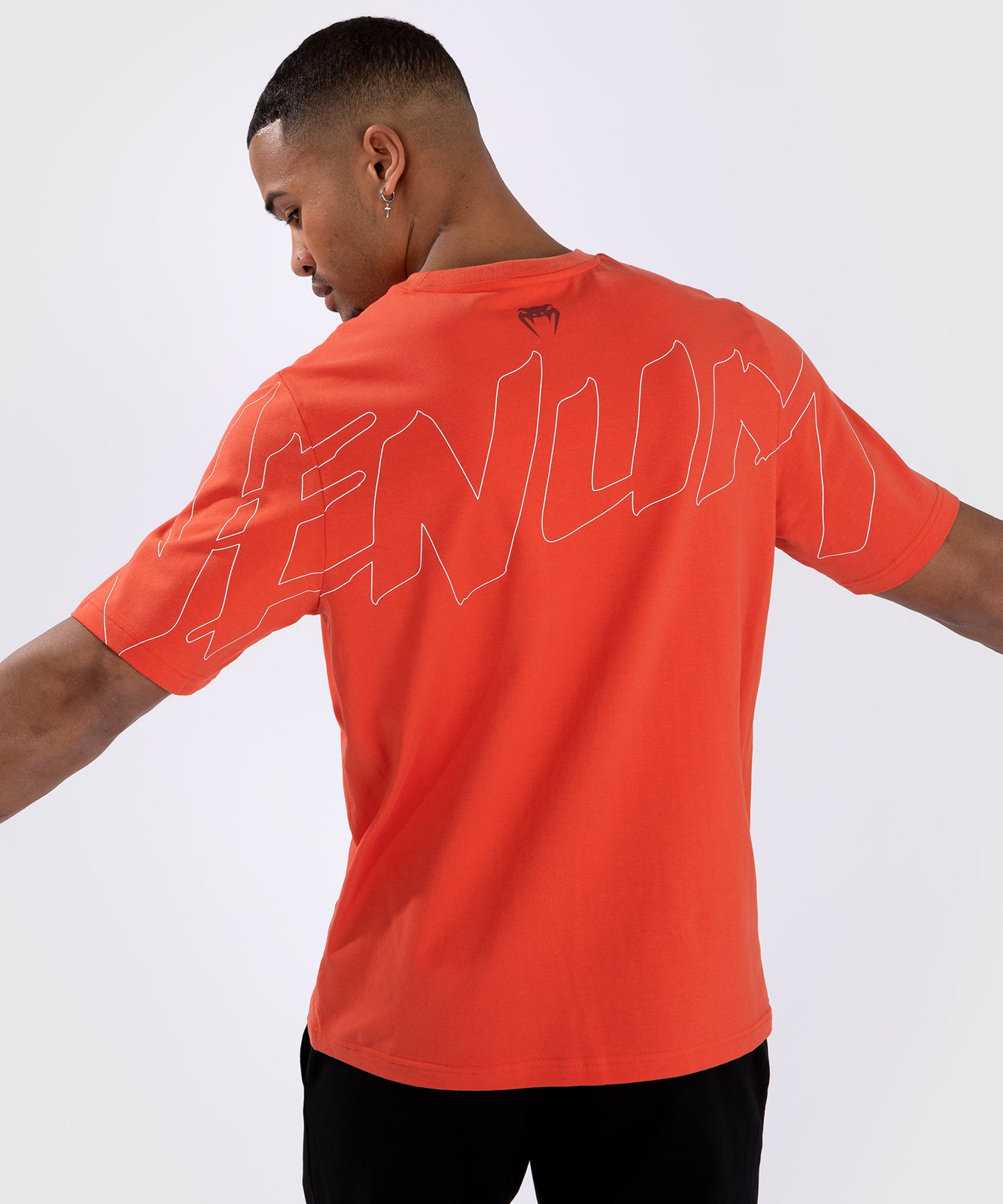 T-Shirt Venum Snake Print - Orange fluo