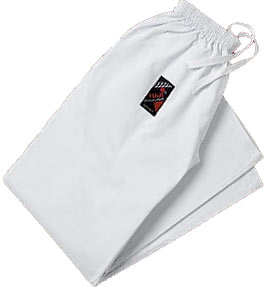 Pantalon de Kimono Fuji Mae - Blanc - Bas large