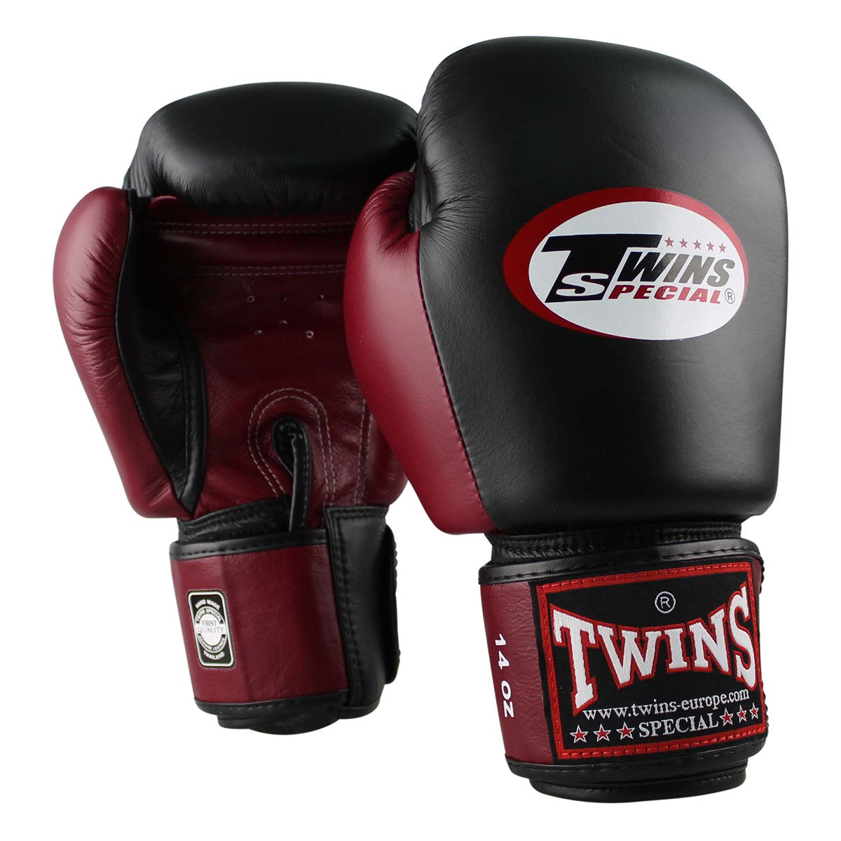 Twins Boxhandschuhe BGVL-3 - Schwarz/Bordeaux