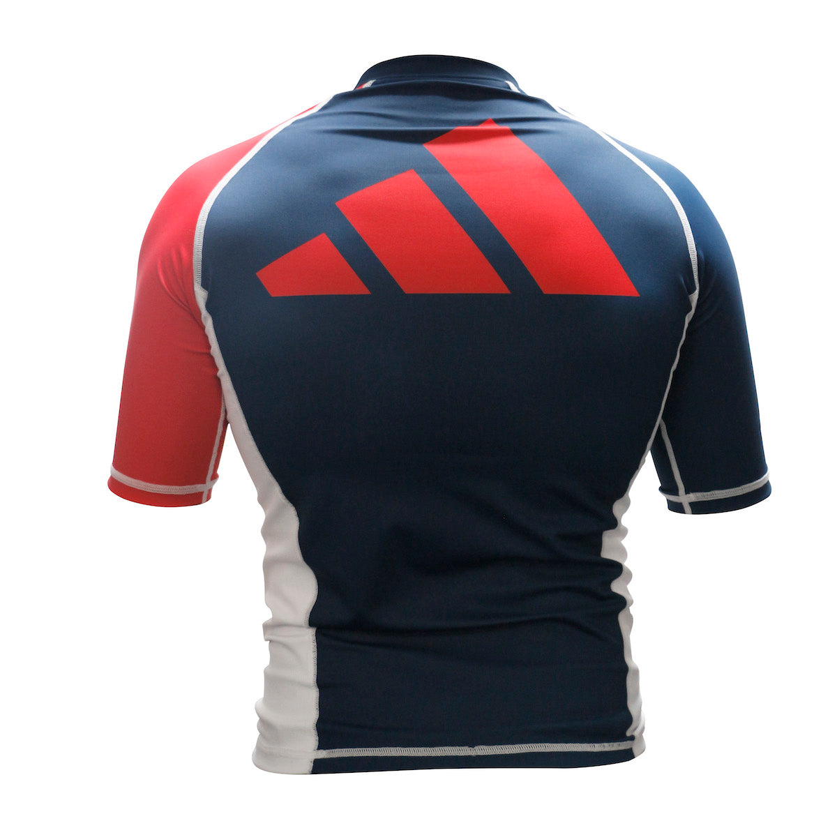 Haut de compression manches courtes Adidas Bleu Blanc Rouge