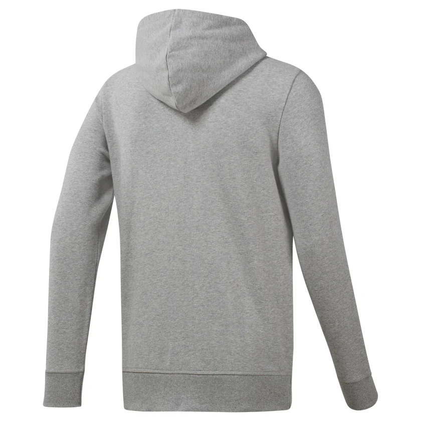 Sweat capuche et zip Reebok Gris Dragon Bleu