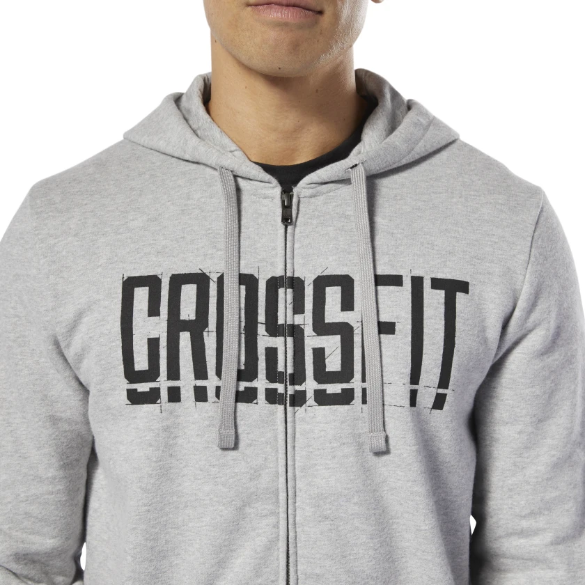 Sweat reebok crossfit gris sales