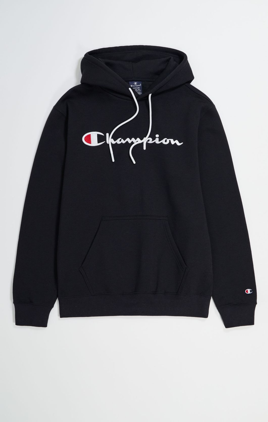 Sweatshirt À Capuche Champion Legacy Logo Brodé – Noir