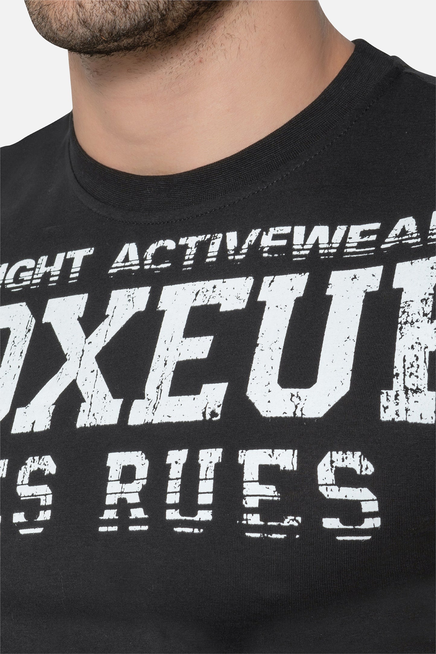 T-shirt Boxeur des Rues Big Logo - Noir