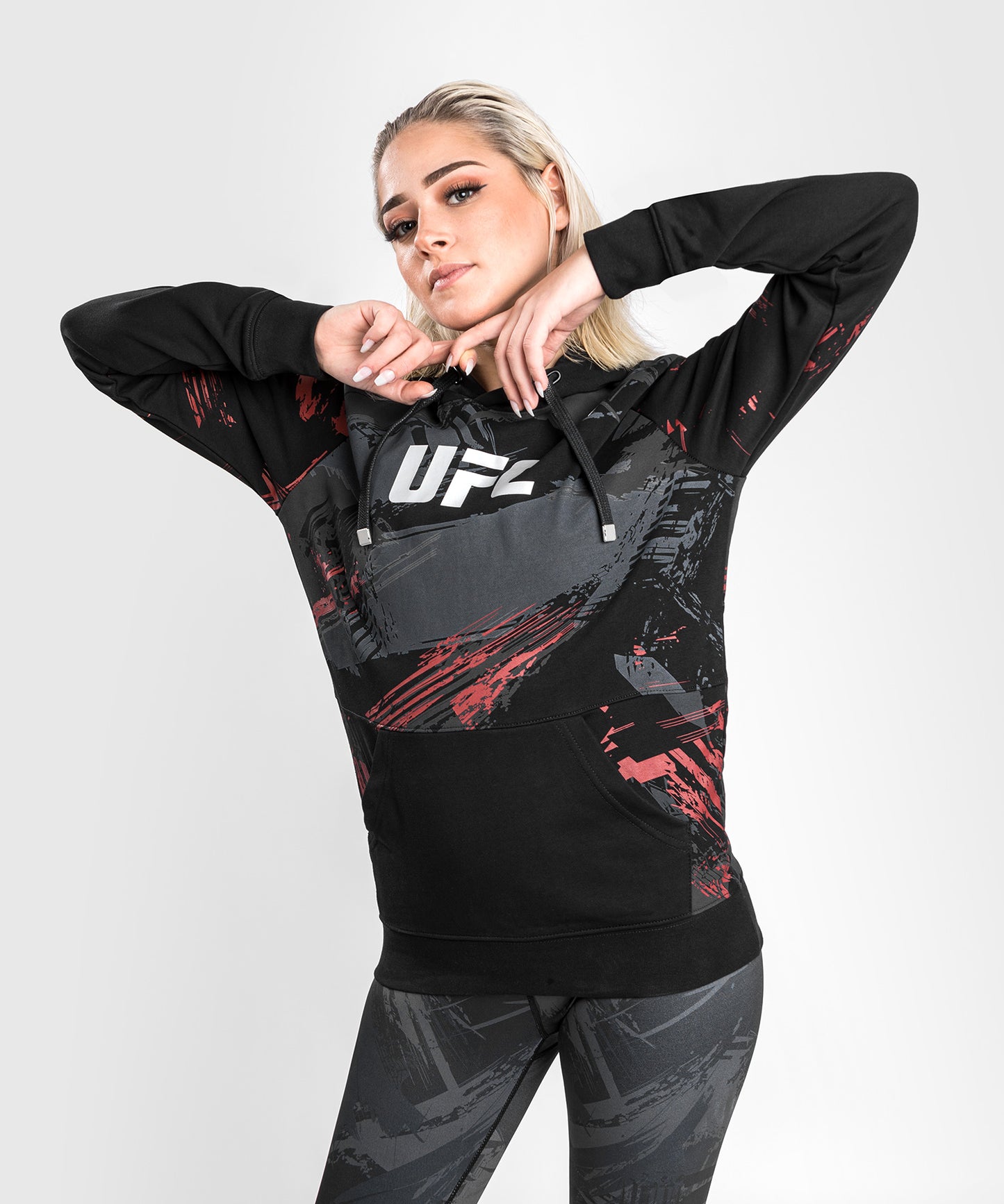 Venum Authentic Fight Week 2.0 UFC Sweatshirt - Für Frauen - Schwarz/Rot
