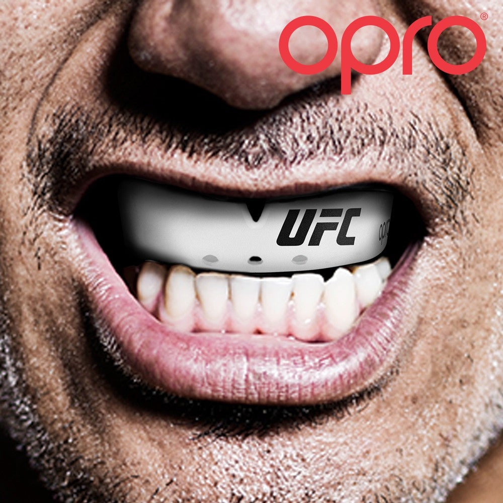 Protège-dents Opro UFC Bronze - Blanc