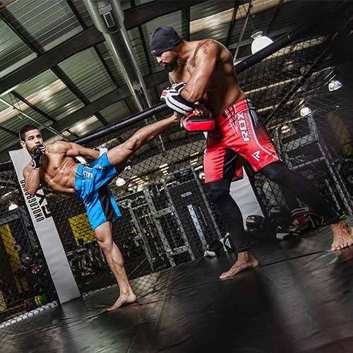 RDX Protège Tibia Boxe Thai Kick Boxing Arts Martiaux MMA Pied  D'entraînement