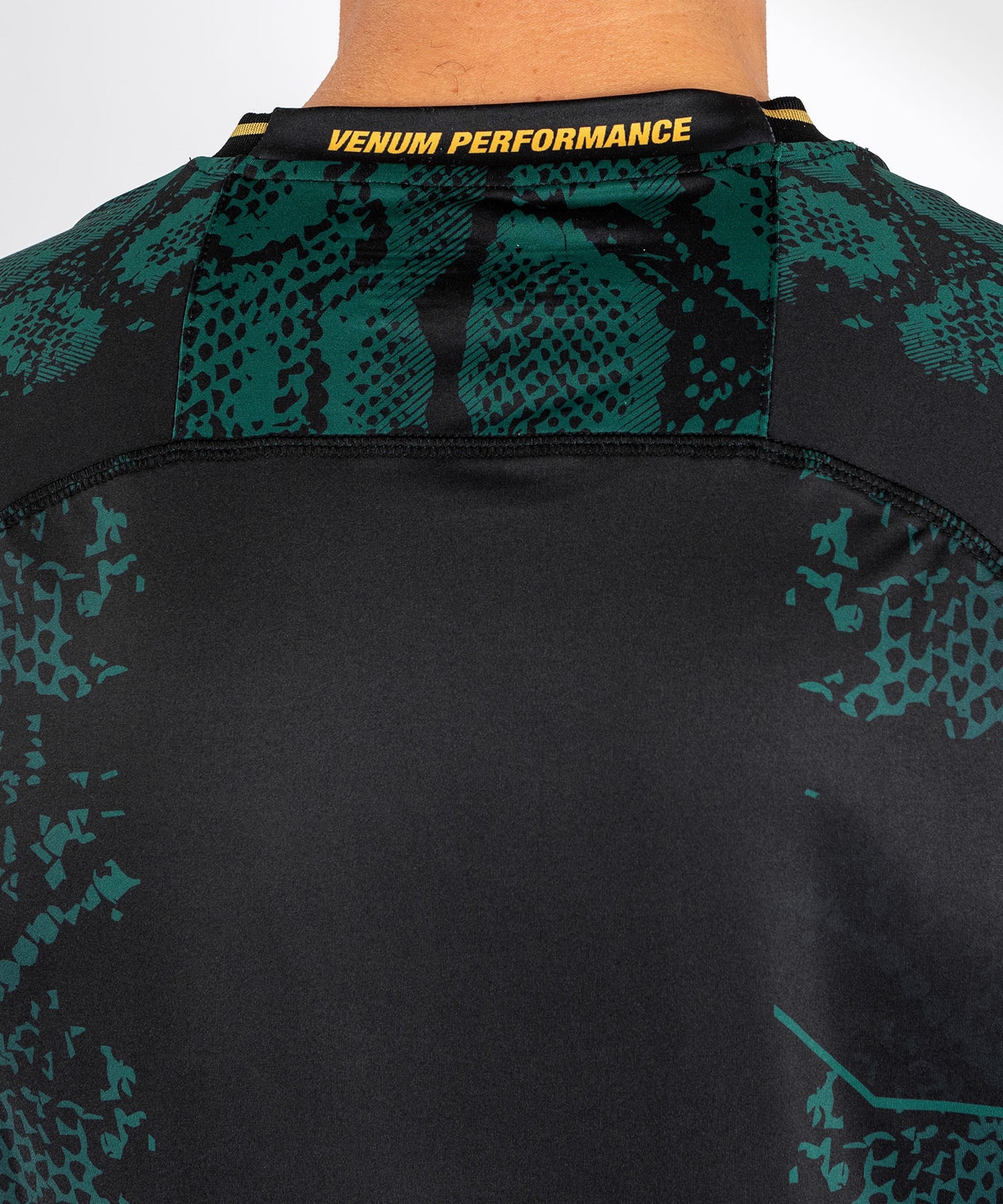 T-shirt Technique pour Hommes UFC Adrenaline by Venum Authentic Fight Night - Emerald Edition - Vert/Noir/Or
