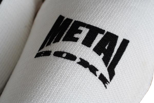 Protège avant-bras Metal Boxe coton - Blanc