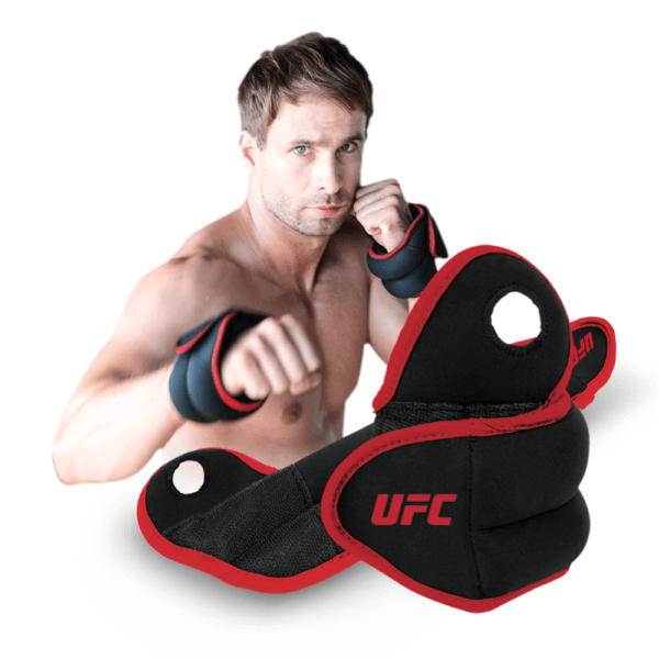 UFC Handgelenkbandage mit 1kg Gewicht - Schwarz