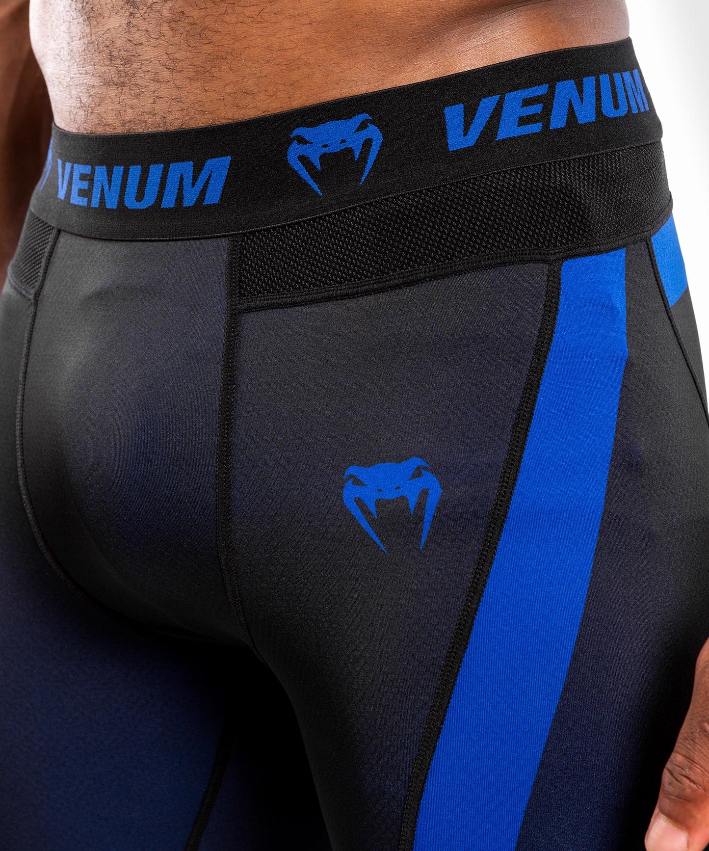 Pantalon de Compression Venum NoGi 3.0 - Noir/Bleu