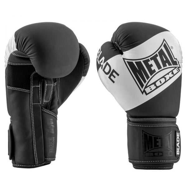 Gants de boxe d'entraînement enfant Metal Boxe One - noir - 14 ans