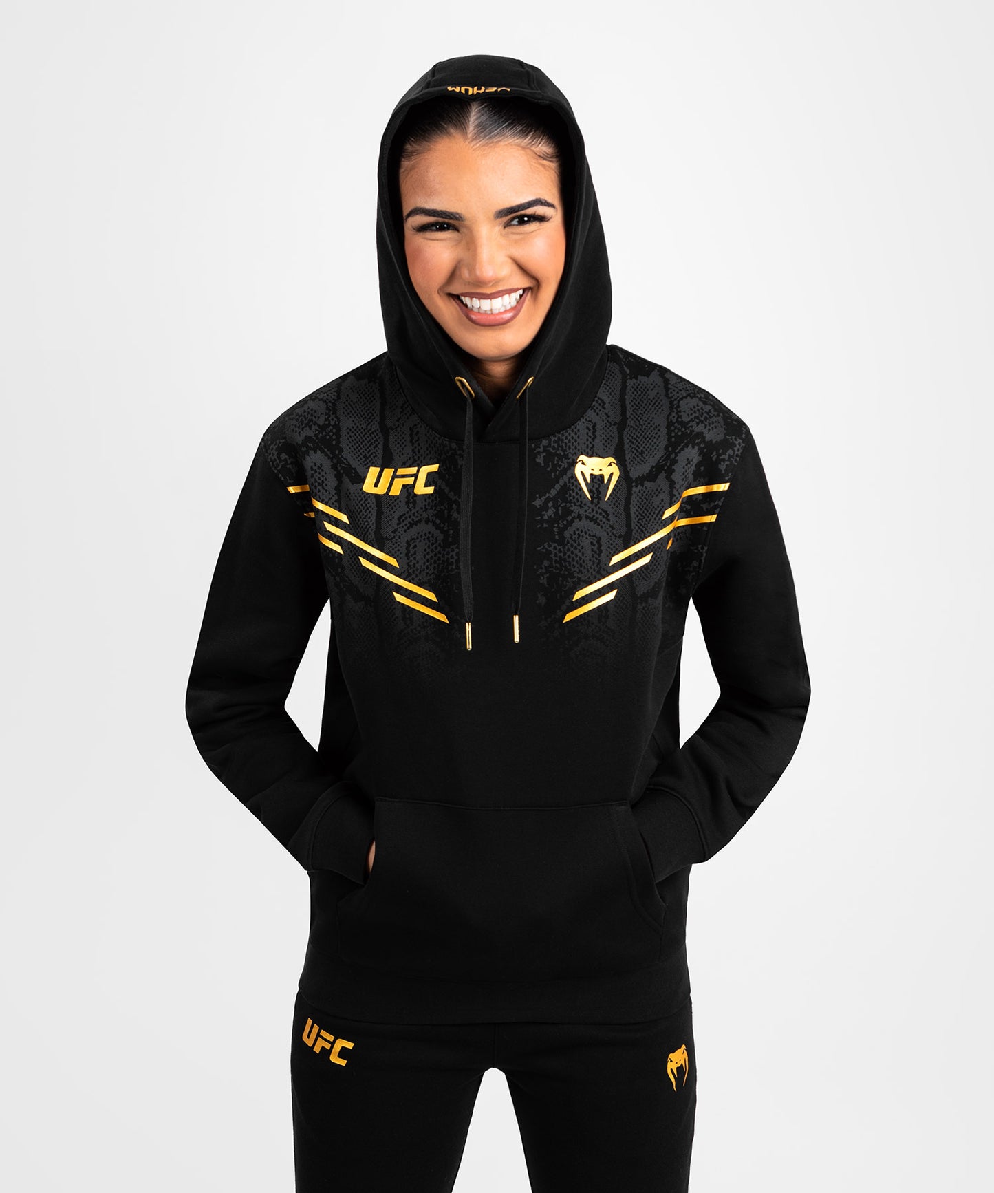 Sweatshirt à Capuche pour Femmes UFC Adrenaline by Venum Replica - Champion