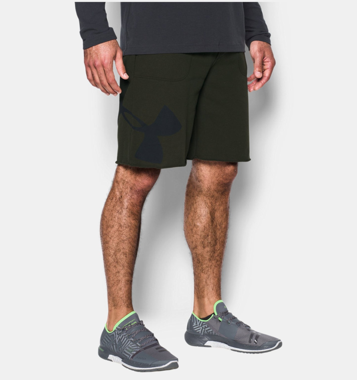 Short Under Armour Rival Exploded Graphic - Vert