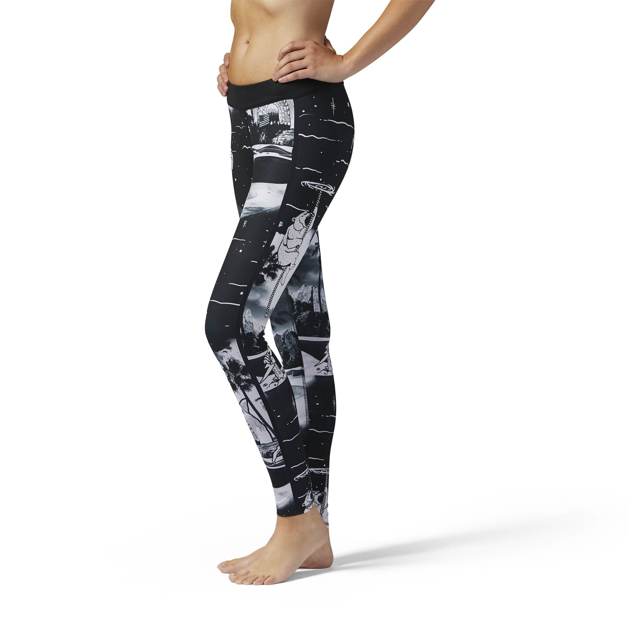Legging Reebok Dragon Bleu