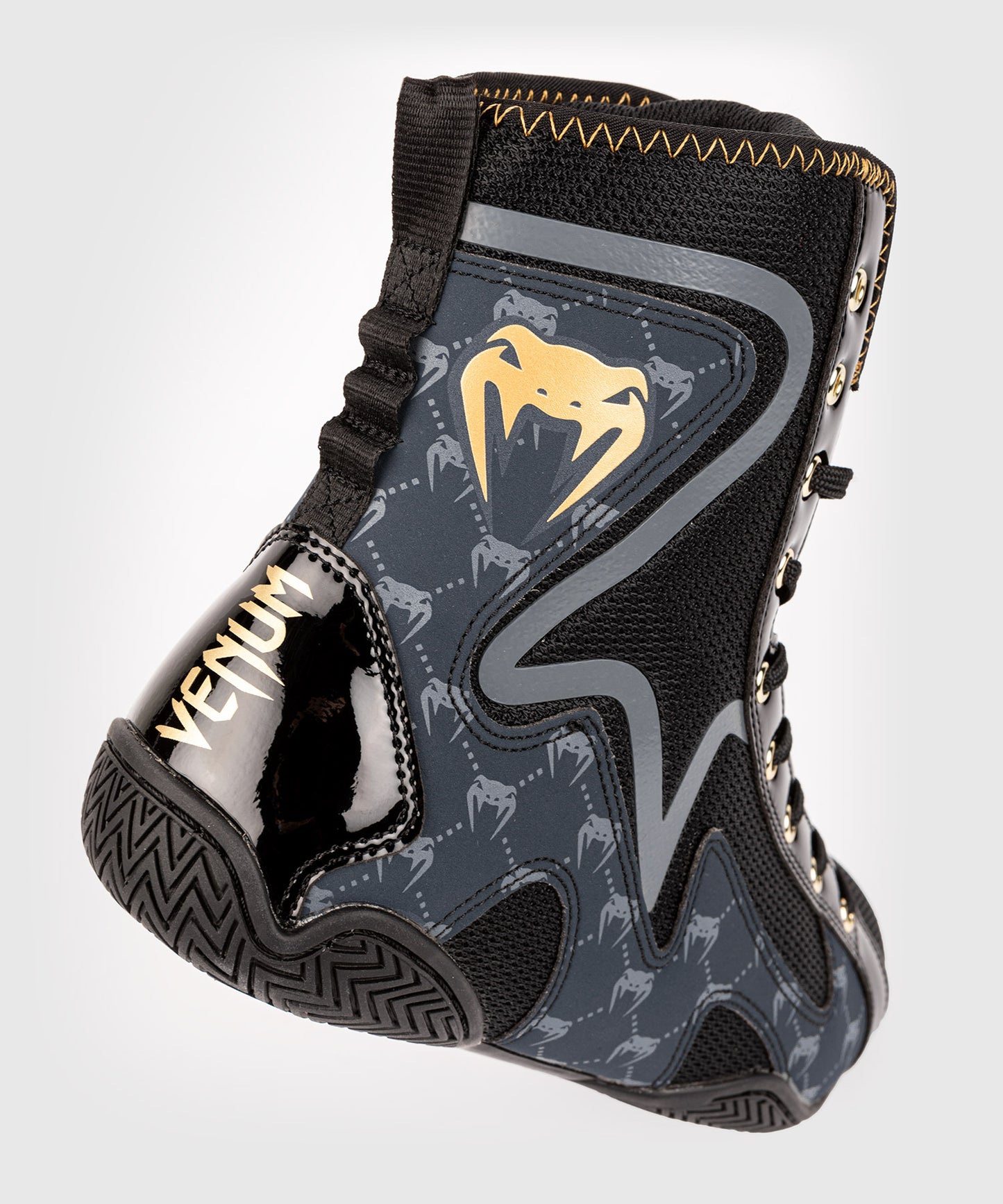 Venum Elite Evo Monogram Boxing Schuhe - Schwarz/Marineblau