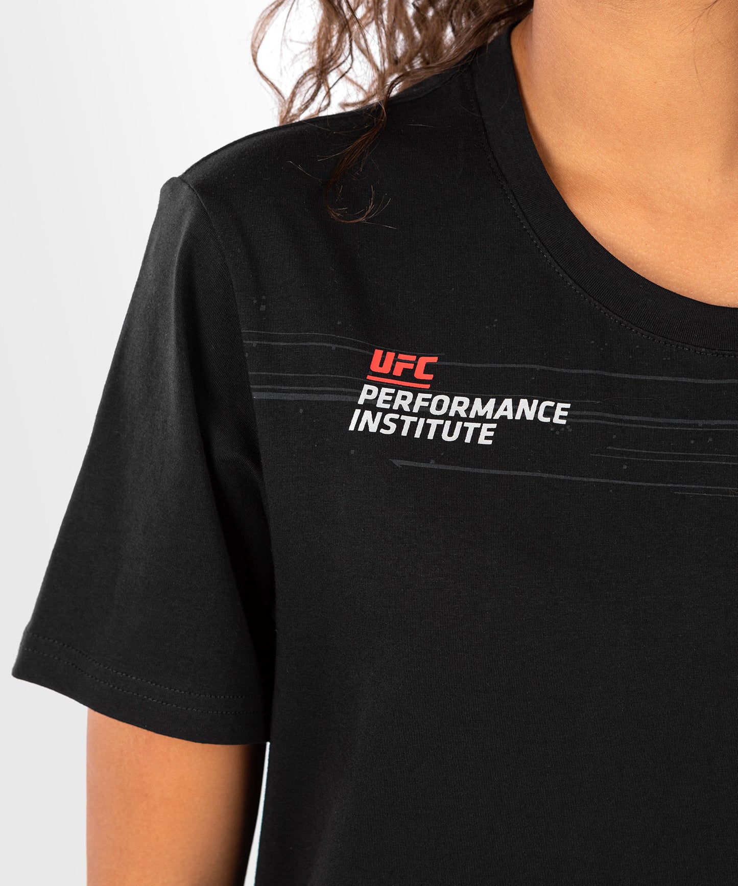 T-Shirt Femme UFC Venum Performance Institute 2.0 - Noir/Rouge